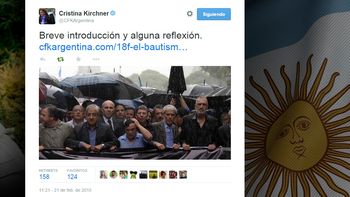 cristina sobre el #18f: fue el bautismo de fuego del partido judicial cristina sobre el #18f: fue el bautismo de fuego del partido judicial