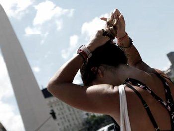 Calor en la Ciudad de Buenos Aires.