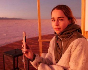 Emilia Clarke de GoT mostró cómo fueron sus vacaciones en Argentina
