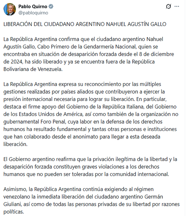 Pablo Quirno no mencionó a la AFA ni a Chiqui Tapia Pablo Quirno no mencionó a la AFA ni a Chiqui Tapia