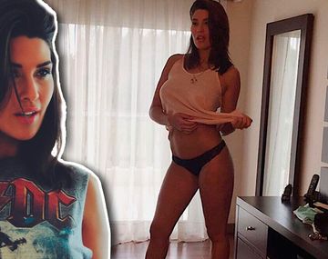 Ivana Nadal no siente el invierno y se muestra en ropa interior