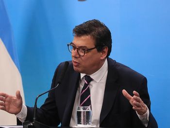 Claudio Moroni, ministro de  Trabajo, Empleo y Seguridad Social