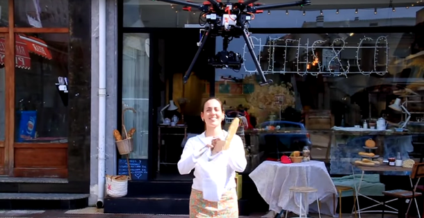 Una panadería quiere entregar sus productos con un drone