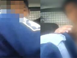 Policías teniendo sexo en el patrullero Policías teniendo sexo en el patrullero