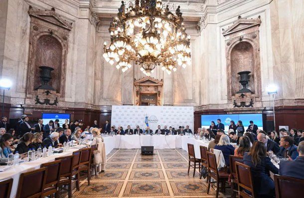 El Senado retomó el debate en comisión de la Ley Bases con eje en el paquete fiscal