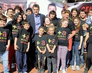 Una foto de Massa causa polémica en las redes sociales