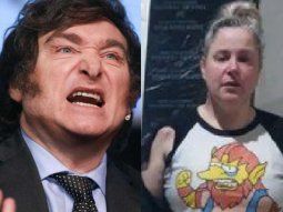 El insólito posteo de Milei tildando de kirchnerista a la libertaria que fue con un cuchillo al acto