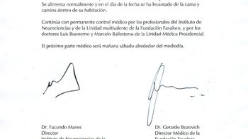este es el cuarto parte medico tras la operacion de cristina este es el cuarto parte medico tras la operacion de cristina