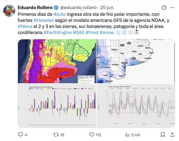 Heladas y nieve en Buenos Aires para esta semana. Heladas y nieve en Buenos Aires para esta semana.