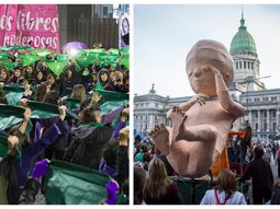 Durante todo el debate previo hubo marchas masivas a favor y en contra de la iniciativa