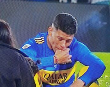 El video de Marcos Rojo fumando en la cancha tras la consagración de Boca