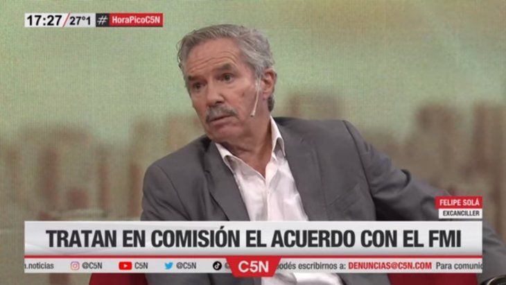 Felipe Solá en C5N: Me parece que Máximo Kirchner tuvo una actitud honesta personal
