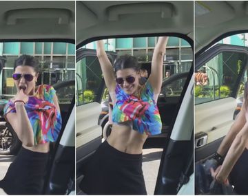 VIDEO: Andrea Rincón mostró de más en pleno baile