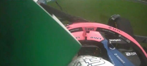 Así fue el choque de Franco Colapinto en la Sprint del Gran Premio de Brasil