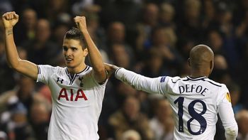 video: mira el soberbio gol de lamela para tottenham video: mira el soberbio gol de lamela para tottenham