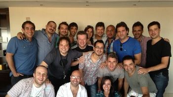 tinelli paso el domingo con sus desocupados tinelli paso el domingo con sus desocupados