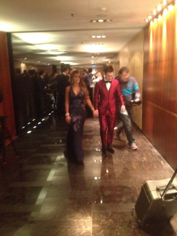Así se vistió Lionel Messi en la gala del Balón de Oro