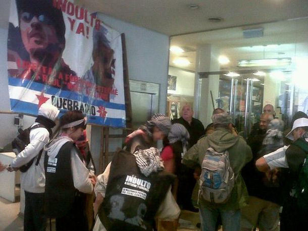 Quebracho tomó la Casa de Neuquén para reclamar la libertad de Fernando Esteche