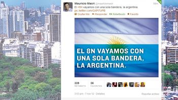 mauricio macri convoco por twitter a los portenos al 8n mauricio macri convoco por twitter a los portenos al 8n