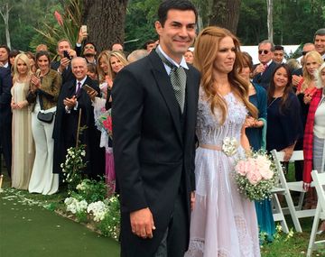 El look de Macedo en su casamiento con Urtubey