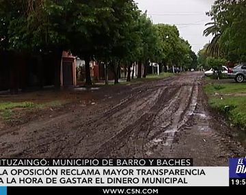 La millonaria partida presupuestaria destinada para el mantenimiento de las calles en Ituzaingó no se ajusta a la realidad.
