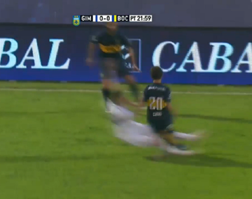 Mirá las terribles patadas que dejaron a Gimnasia con nueve jugadores ante Boca
