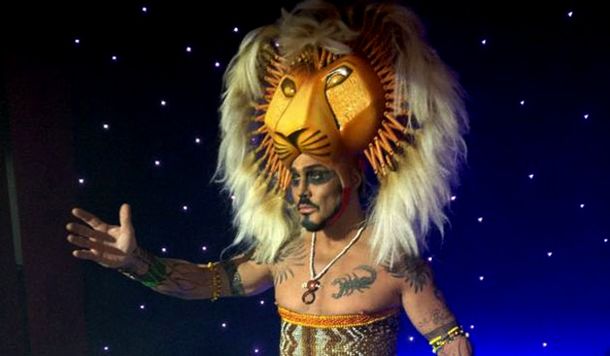 Ricardo Fort hizo su versión de El Rey León