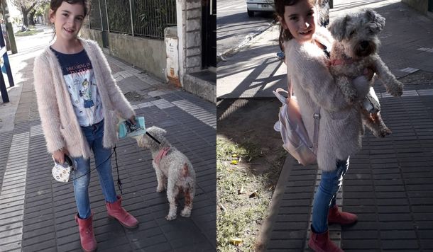 El mejor final: Jazmín encontró a su perra Pepa el día de su cumpleaños