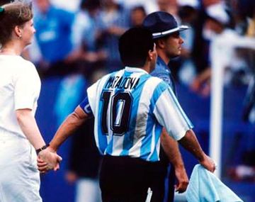 La curiosa frase que le dijo Grondona a Blatter en el antidoping de Maradona