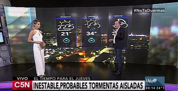 Pronóstico del tiempo del jueves 16 de febrero de 2017