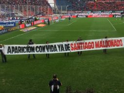 El reclamo de San Lorenzo por Santiago Maldonado