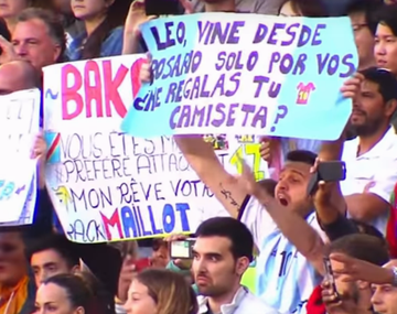 La ilusión de un hincha argentino por la camiseta de Messi