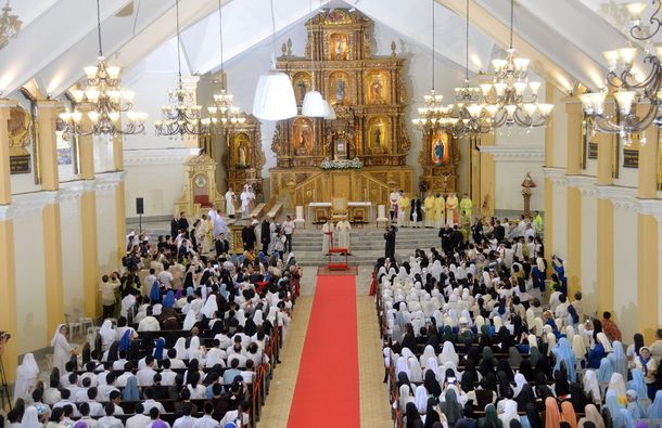 Las imágenes del papa Francisco en Filipinas