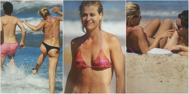 Álbum: los días de playa de Eugenia Tobal con sus amigos