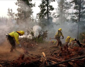 Incendio en Chile