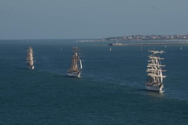 La Fragata Libertad llegó a Mar del Plata