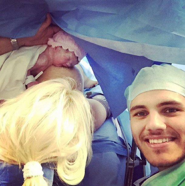 Nació la hija de Wanda Nara y Mauro Icardi: mirá la primera foto de la beba