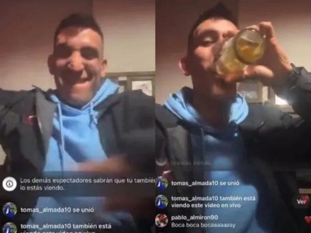 El alocado festejo de Ricardo Centurión por la clasificación de Boca ante Racing