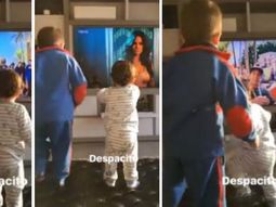 Los hijos de Messi bailando Los hijos de Messi bailando