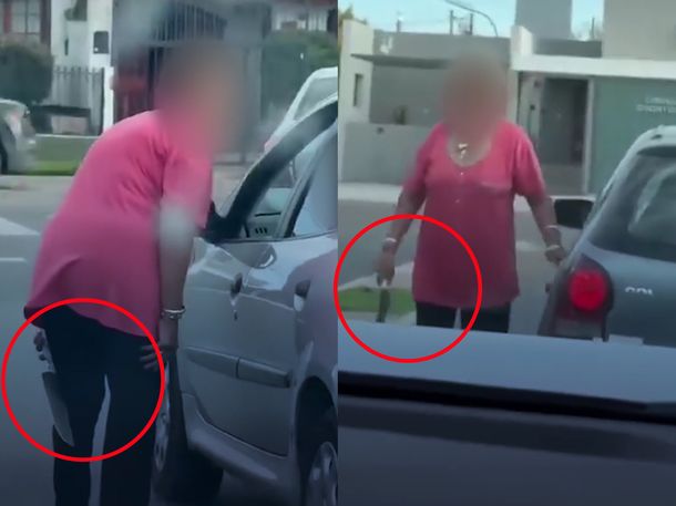 La Pampa: una mujer amenazó a un conductor con una cuchilla durante una discusión de tránsito