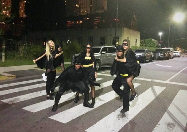 Tres jugadores de Boca celebraron Halloween vestidos de Batman