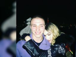 Madonna y su hijo mayor, Rocco Madonna y su hijo mayor, Rocco