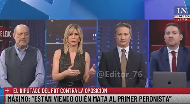 Así trataban de minimizar en LN+ el intento de asesinato contra Cristina Kirchner