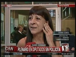 Diana Conti: No se viene ningún baño de sangre