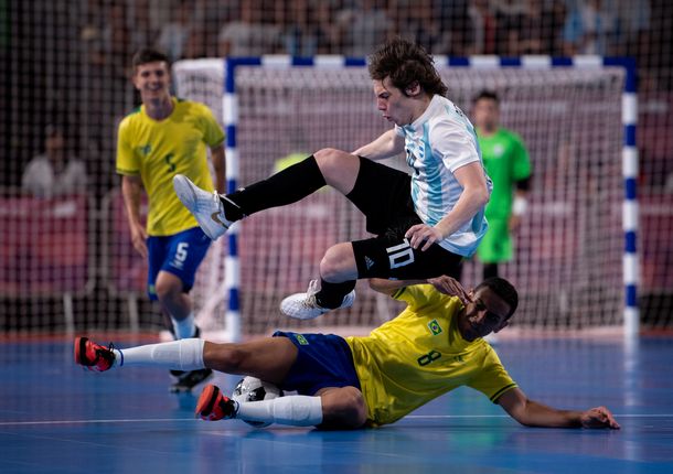 Argentina cayó ante Brasil en el futsal olímpíco de la juventud