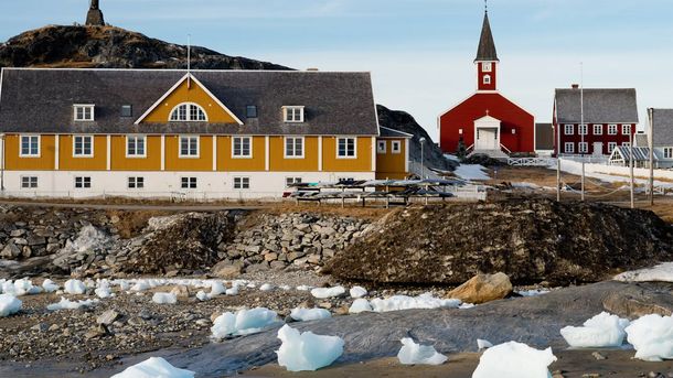 Imagen de Nuuk, capital de Groenlandia.