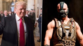 Preocupante semejanza entre Trump y Bane Preocupante semejanza entre Trump y Bane