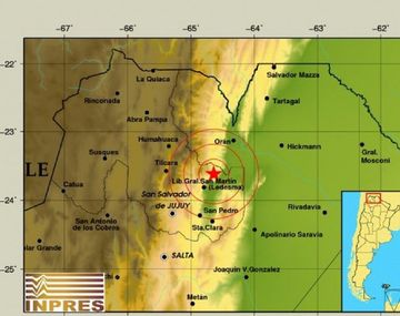 Dos fuertes temblores sacudieron a Jujuy y Salta
