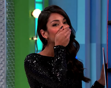 Una modelo se equivoca