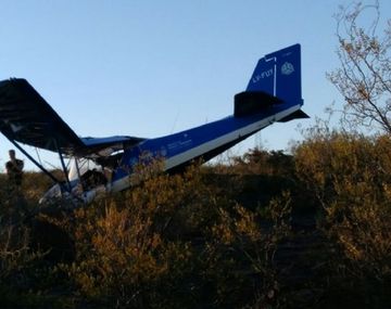 Avioneta caída en El Chocón